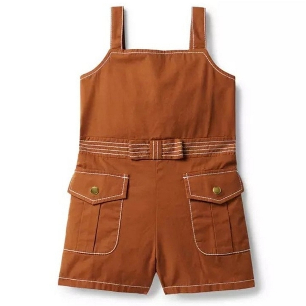 Janie and Jack Brown Kids Matching Set